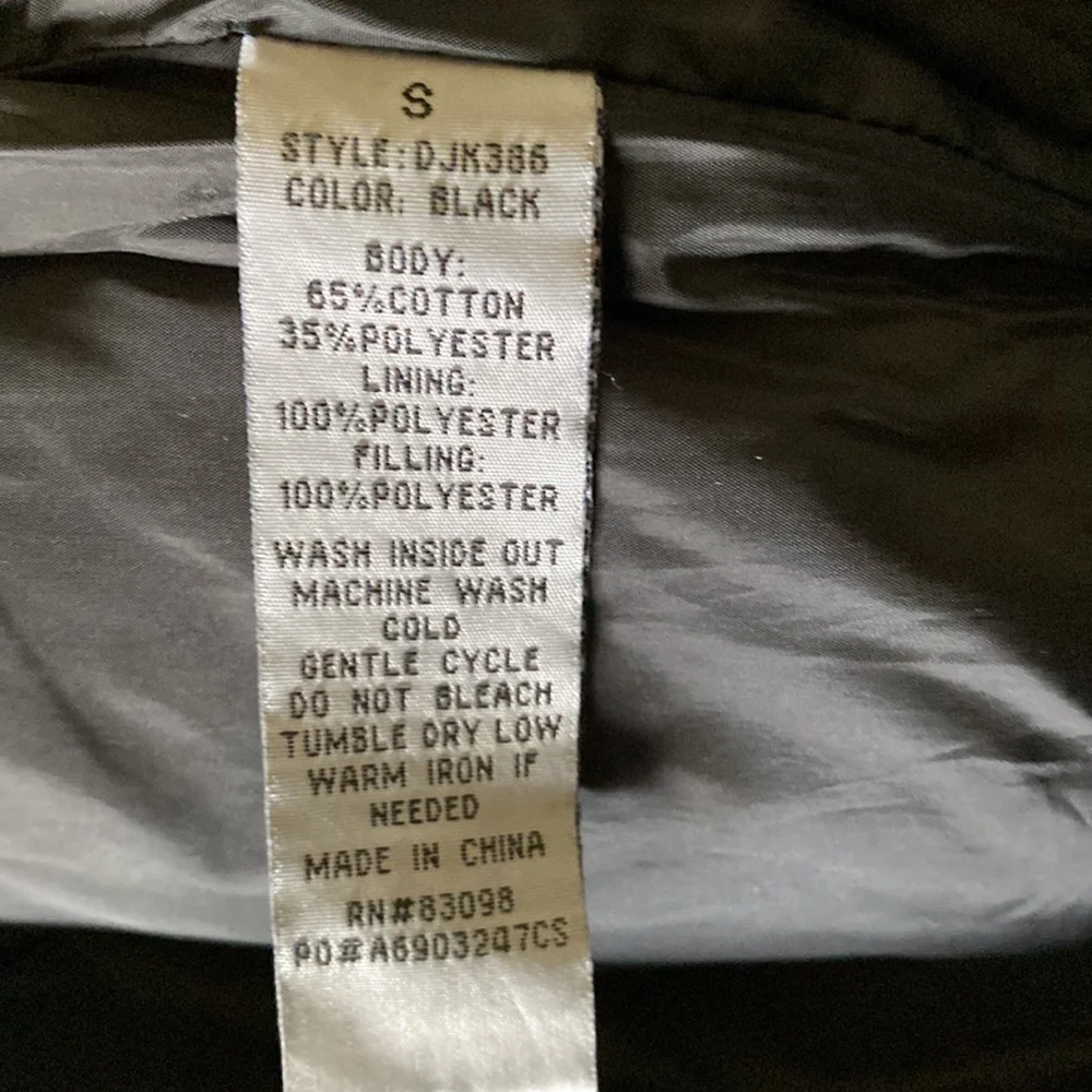 {MILA & TIFF} ~ DENIM COLLECTION- FULLY LINED ~ QUILT LOOK DENIM CROP JACKET - Picture 8 of 11